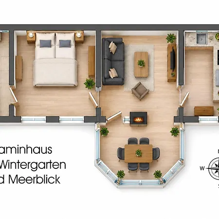 アパート Kaminhaus *